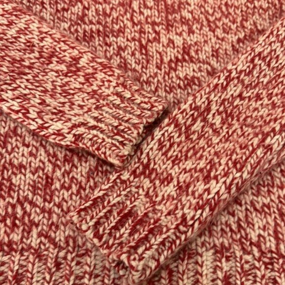 Eddie Bauer Mock Neck Chunky Knit Sweater Womens Medium Angora Rabbit Lambs Woom - Picture 4 of 11